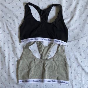 Calvin Klein bralettes